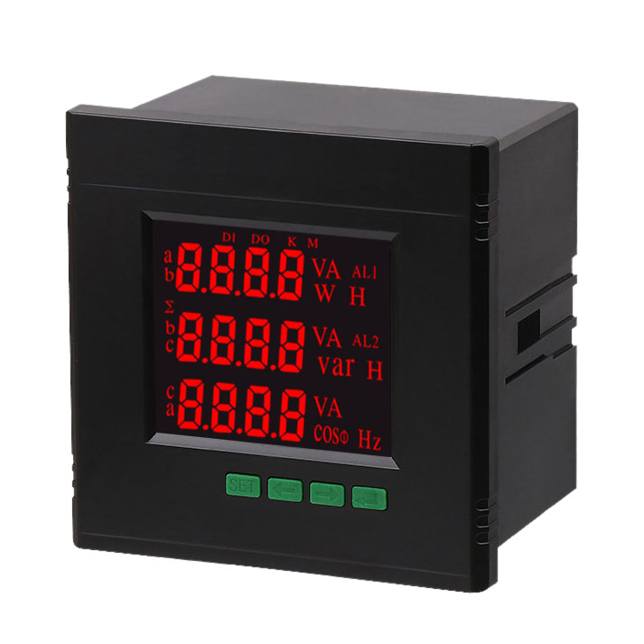 多功能電力儀表數(shù)碼管顯示